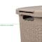 Mind Reader 60L Hamper Laundry Basket with Cutout Handles